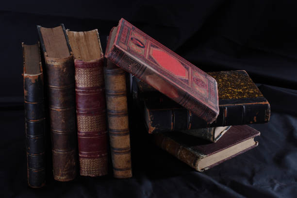 istock Old Books in Low Key H 172177709