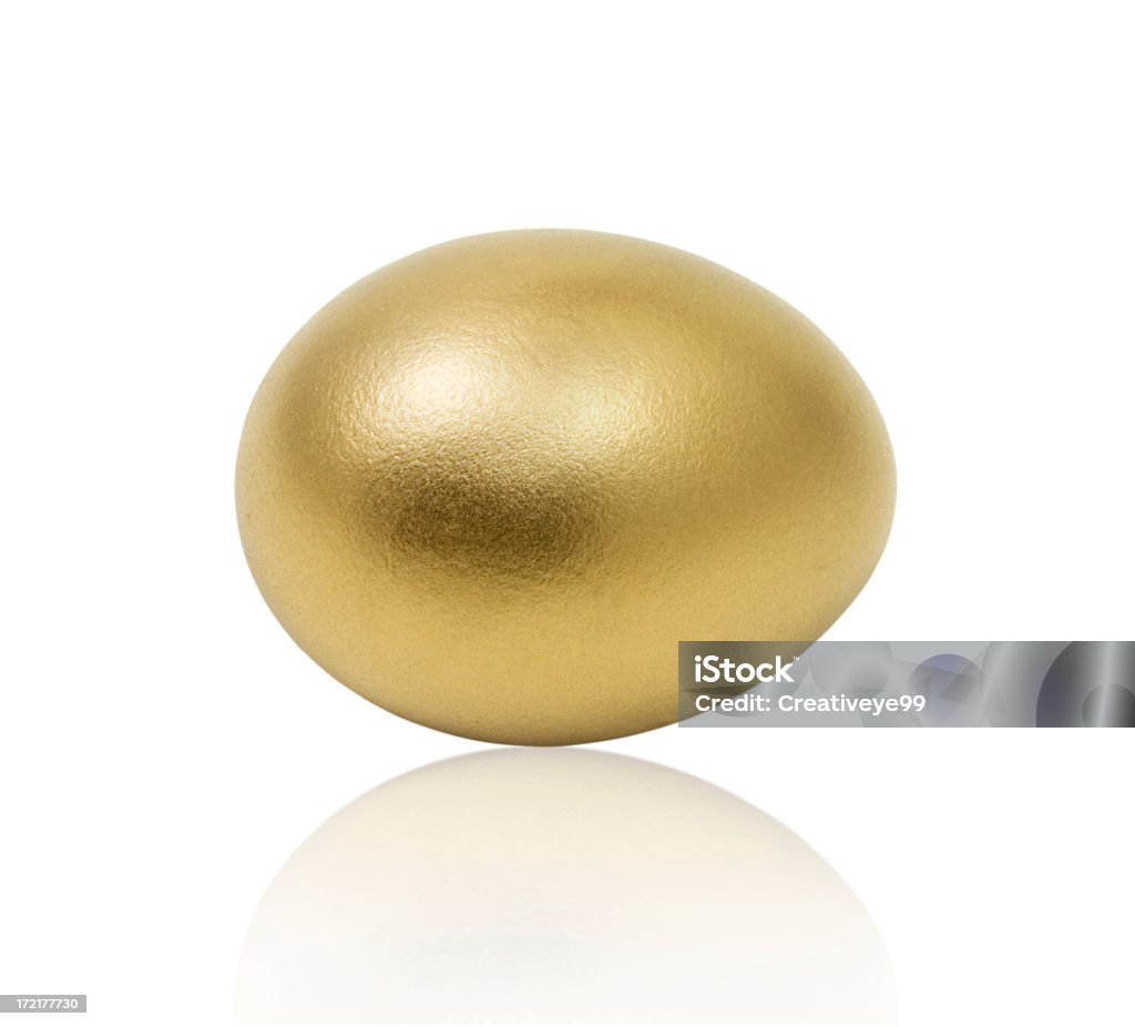 ゴールドの卵 - リタイアメントのロイヤリティフリーストックフォト