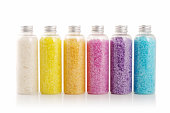 Bath salt in many colors