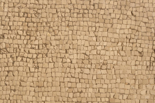 istock Ancient Roman marble mosaic floor texture, Rome Italy 172177822