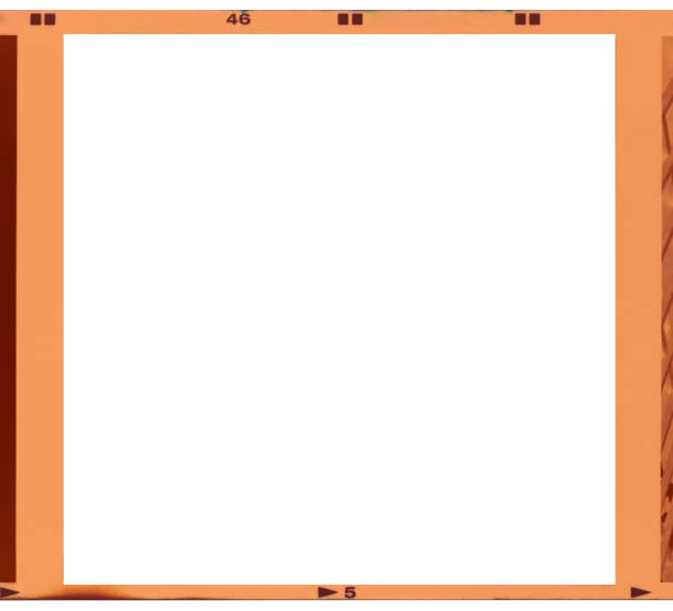 istock Grunge Medium Format Negative Film Frame with Dust and Scratches 172177831