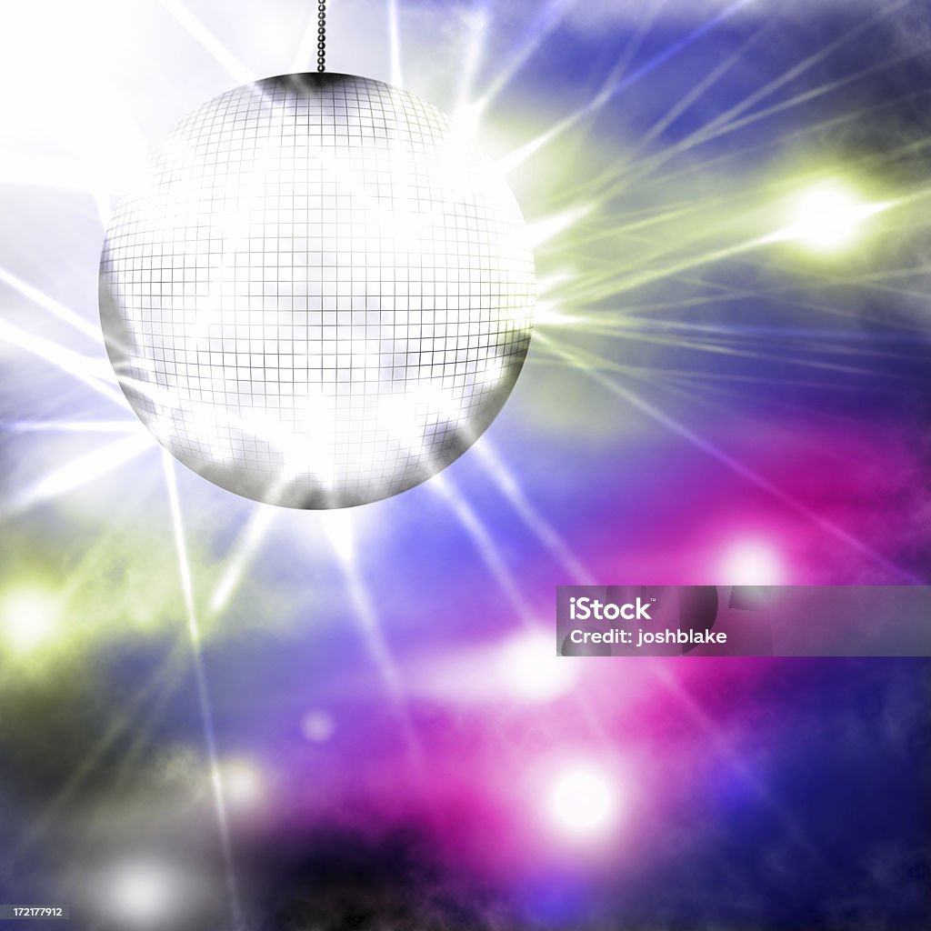Disco Ball I created this disco scene in PS. Black Color Stock Photo