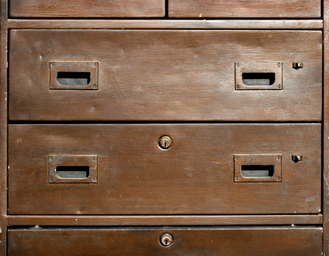 old  filing cabinet