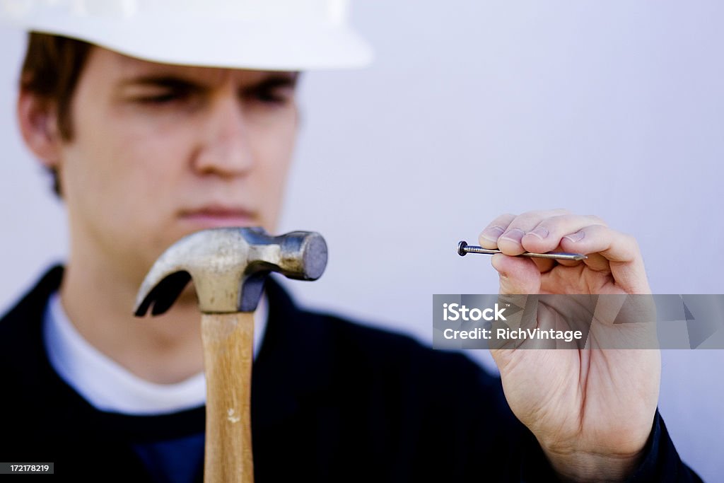 Trabalhador da Construção Civil - Royalty-free Adulto Foto de stock