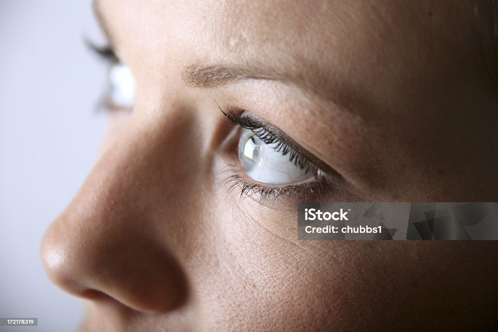 eyes close up of pretty girl Eyelash Stock Photo