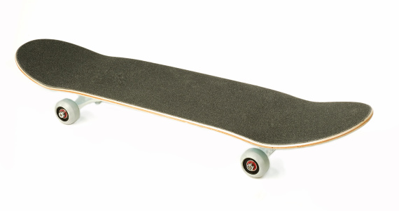 Skateboard isolated on white