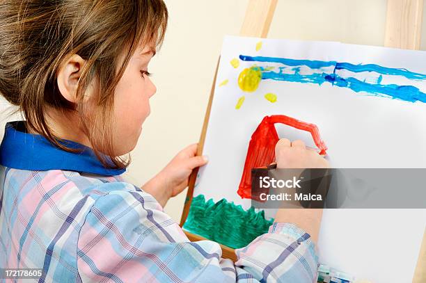 Pintura Me Como Foto de stock y más banco de imágenes de Niño - Niño, Pintar, Ilustración