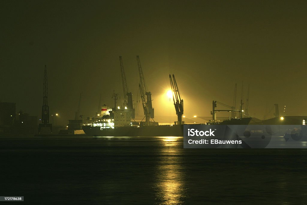 Barco em repouso durante a noite - Royalty-free Carregar Foto de stock