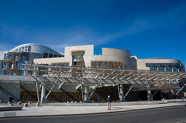 Scottish Parliament Series stock photo