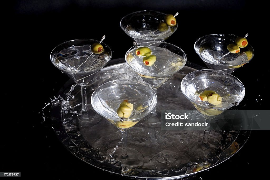 Éclaboussures de Martinis - Photo de Martini dry libre de droits