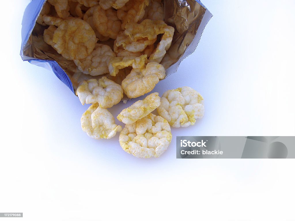 Tüte Chips-Miniatur-Reis-Kuchen - Lizenzfrei Klein Stock-Foto