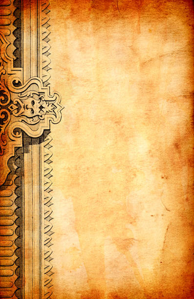 grunge hintergrund - frame copy space fantasy scroll stock-grafiken, -clipart, -cartoons und -symbole