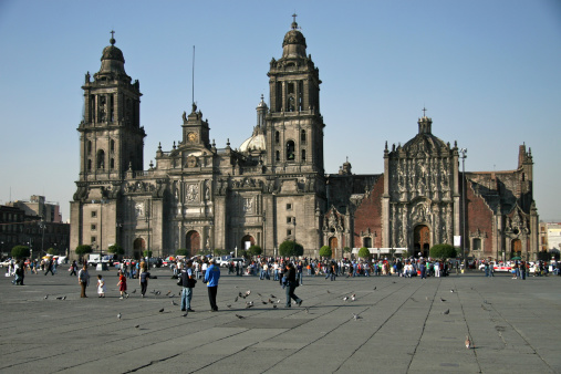 The Metropolitan Cathedral (Cathedral Metropolitana) in Mexico City
