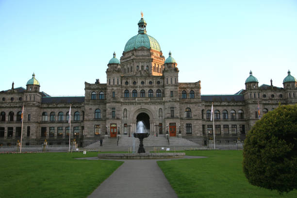 istock Victoria Parliament Buildings At Dusk 172179312