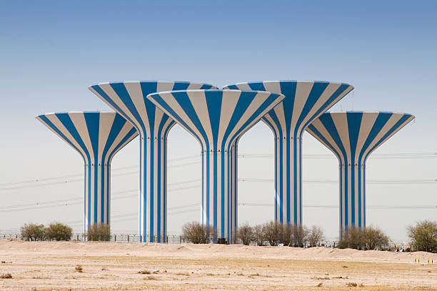 몽고 watertowers - kuwait tower 뉴스 사진 이미지