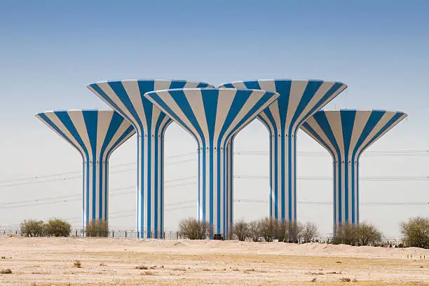 Photo of Kuwait watertowers