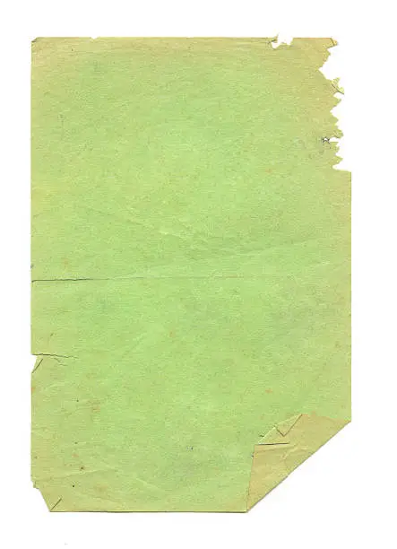 Photo of Green Grungy Paper