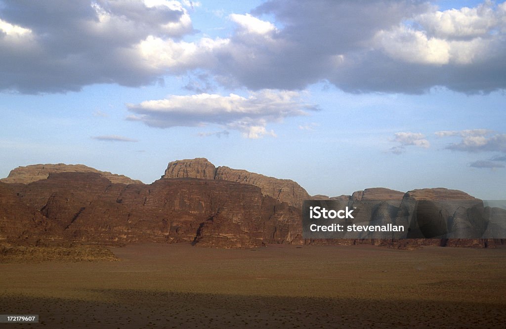 Wadi Rum Wadi Rum in southern Jordan. Lawrence of Arabia's stomping ground. Arabia Stock Photo