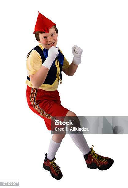 댄스 Red Hat 남자아이 아이에 대한 스톡 사진 및 기타 이미지 - 아이, 피노키오, 감청색