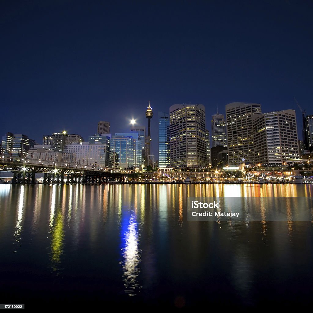 シドニーダーリングハーバーの夕暮れ - シドニーのロイヤリティフリーストックフォト