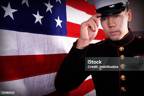 Hero Stock Photo - Download Image Now - US Marine Corps, Uniform, Adult