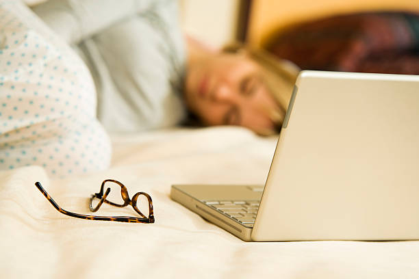 istock A woman fell asleep because she was working too hard  172180442