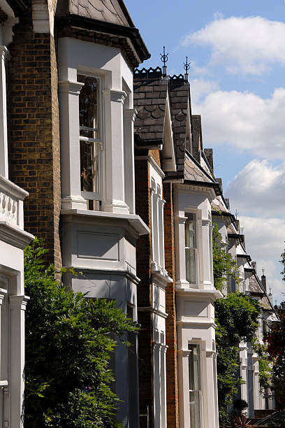 istock Victorian houses in a beautiful row 172180617