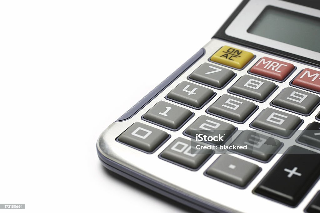 Calculadora - Foto de stock de Branco royalty-free