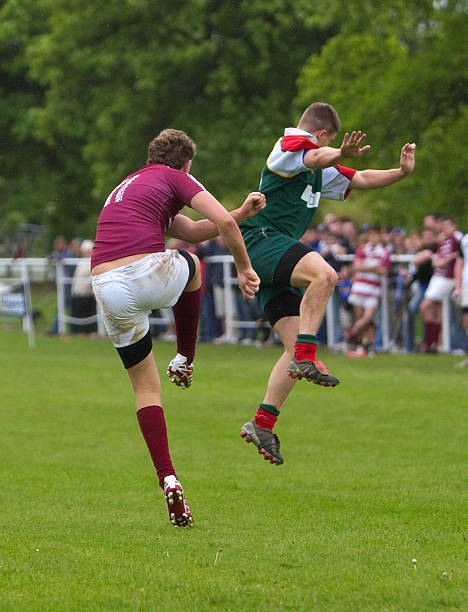 istock Men jumping in rugby union game 172180752