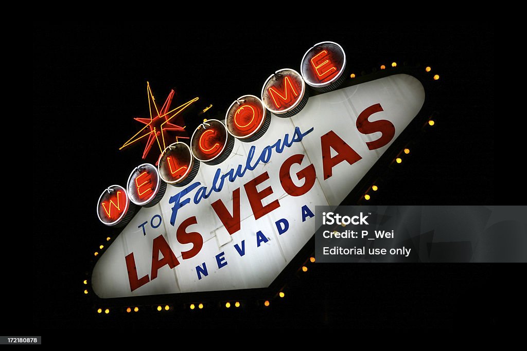 Las Vegas City Limits 팻말 XXL - 로열티 프리 0명 스톡 사진