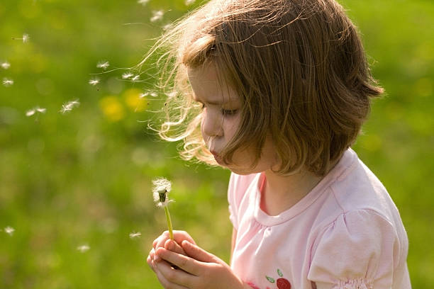 istock Girl with a Dandelion 172181365