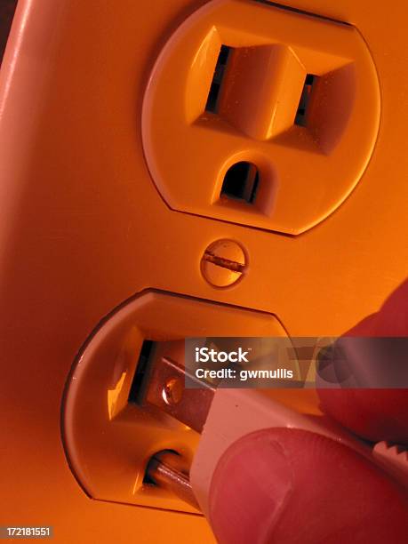 Im Plugged In Stock Photo - Download Image Now - Electricity, Electric Plug, Color Image