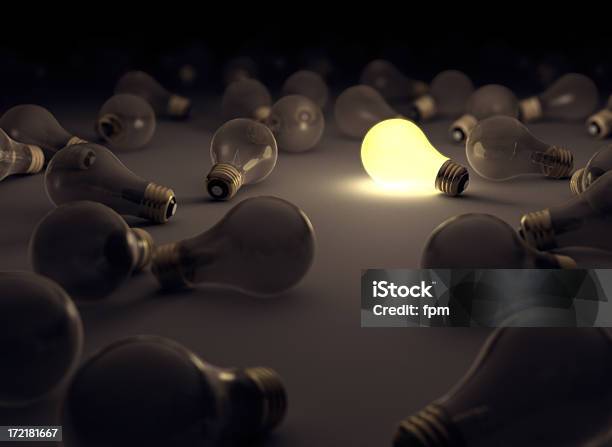 Creativity Concept 2 Stock Photo - Download Image Now - Creativity, Light Bulb, Abstract