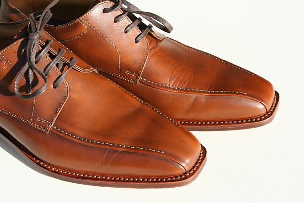 Brown dress shoes, please see also my other images of slippers and shoes in my lightbox: