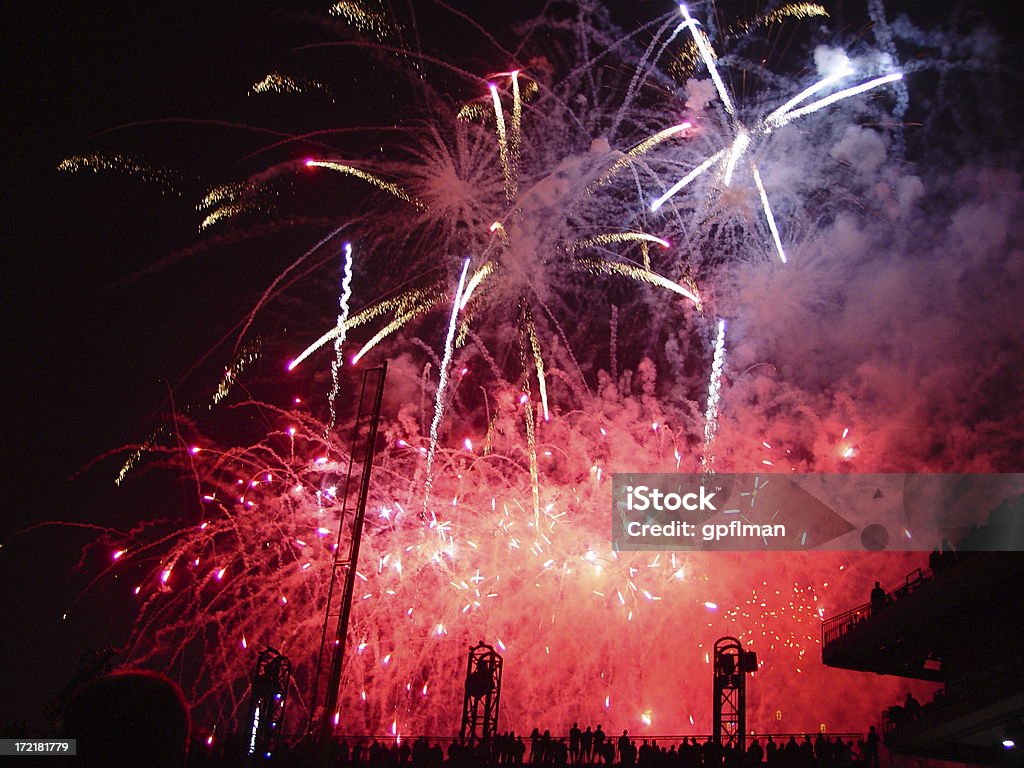 fuochi d’artificio - Foto stock royalty-free di 4 Luglio