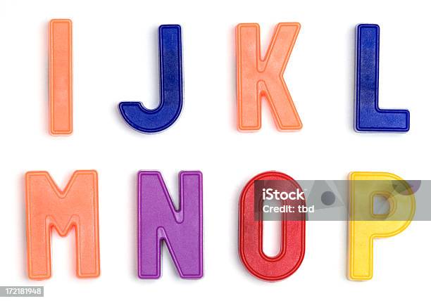 Colorful Alphabet Refrigerator Magnets Stock Photo - Download Image Now - Letter Magnet, Text, Alphabet