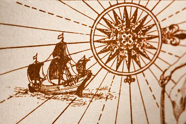 Photo of old map