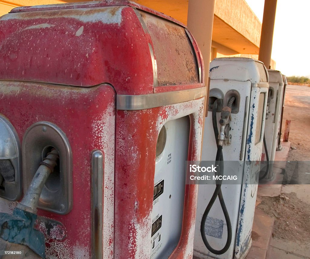 ALTE TANKSTELLE - Lizenzfrei Alt Stock-Foto