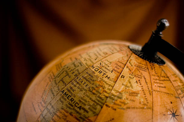 istock Antique Globe of North America 172182803