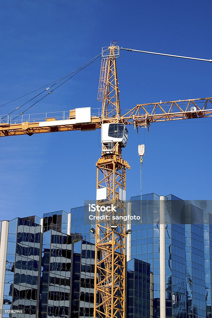 Bau Kran - Lizenzfrei Geschäftsleben Stock-Foto