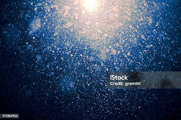 Blizzard Stock Photo - Download Image Now - Snow, Night, Blizzard