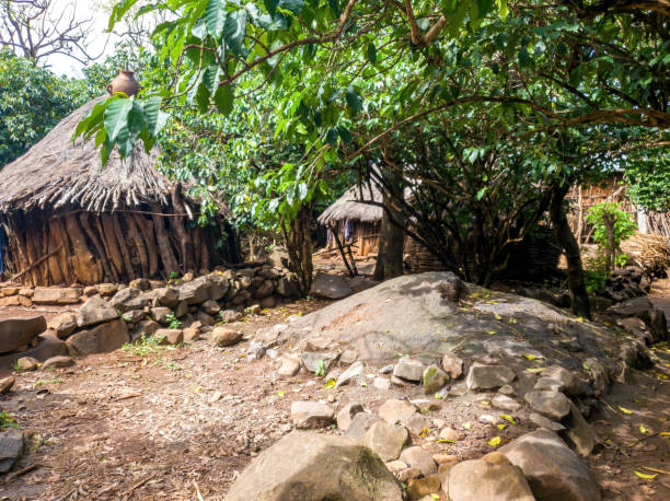 istock Ethiopian village. Traditional house design 1721834377