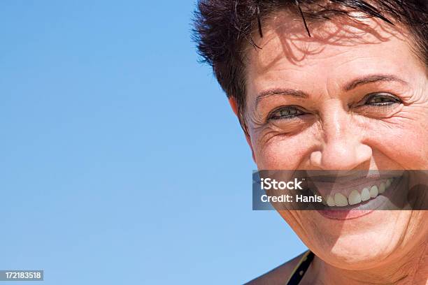 Senior Woman Smiling Stock Photo - Download Image Now - Adult, Adults Only, Australia