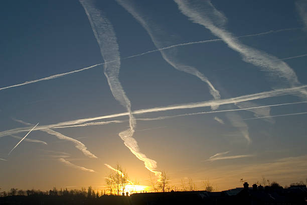 Atestado cielo - foto de stock