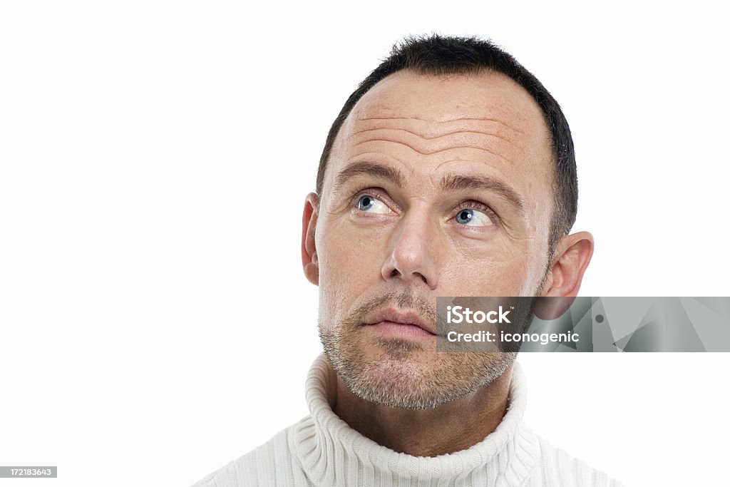 Homme sur blanc - Photo de 35-39 ans libre de droits