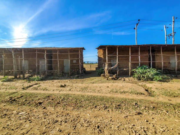istock Ethiopian village. Traditional house design 1721838200