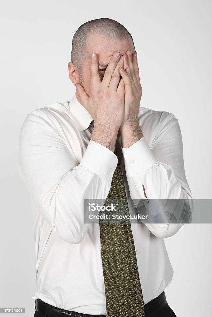 Peinlich Geschäftsmann - Lizenzfrei Angst Stock-Foto