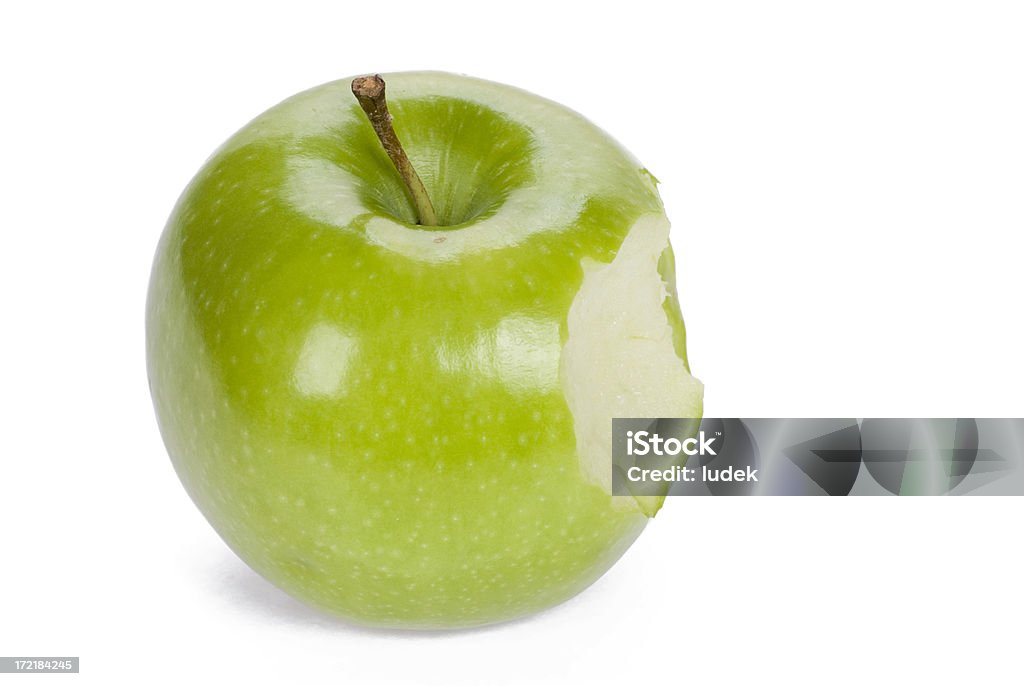 Зеленое яблоко - Стоковые фото Вегетарианское питание роялти-фри