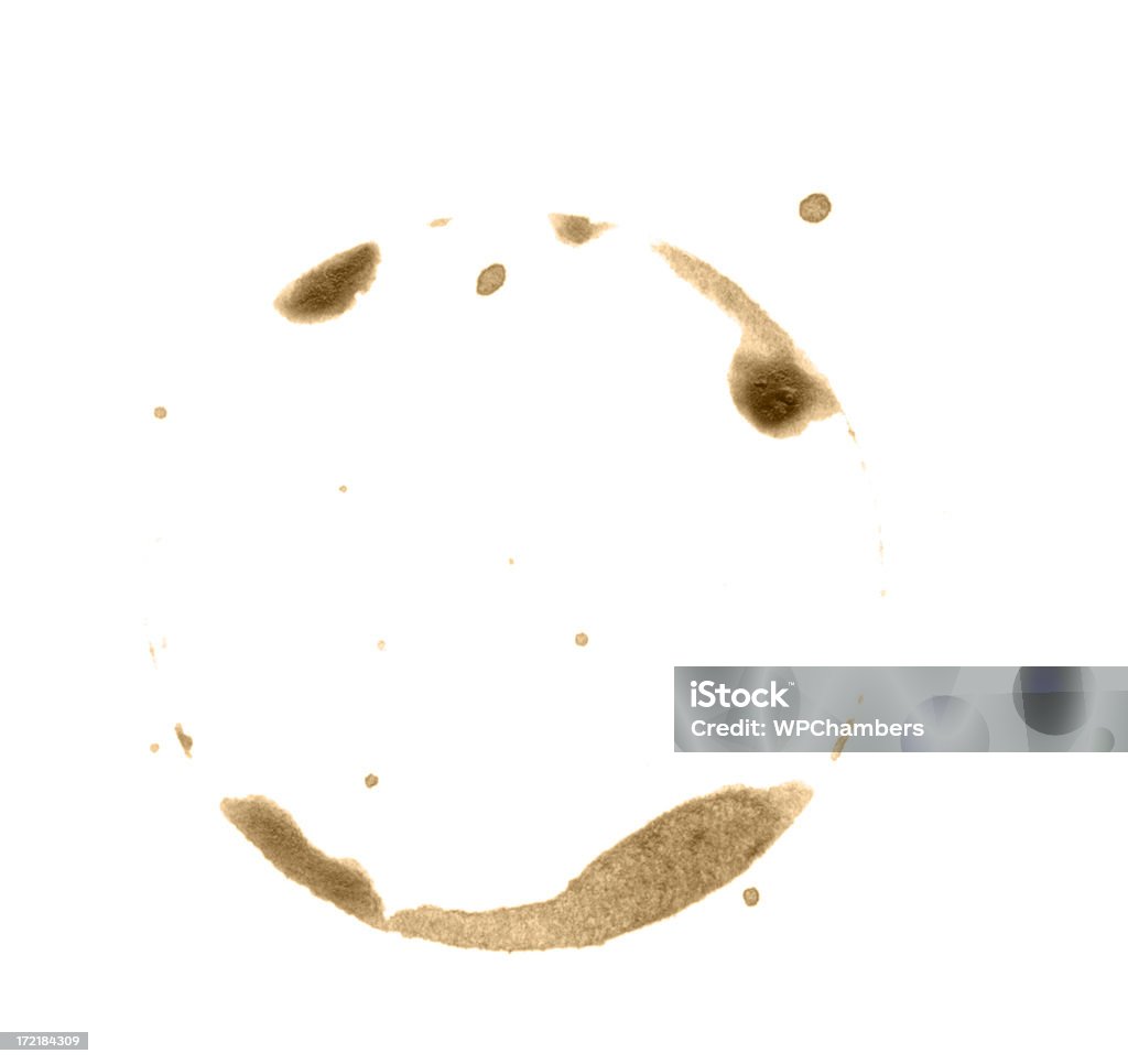 Grunge caffè con anello - Foto stock royalty-free di Acqua