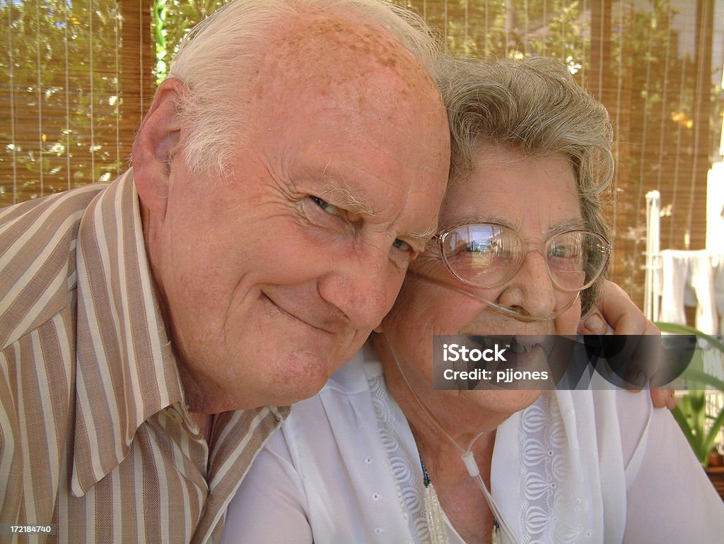 Grandparents They've been together for many years. Adult Stock Photo